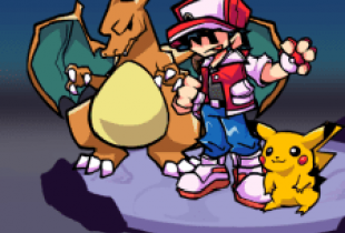 FNF vs Pokemon Trainer Red 🔥 Play online